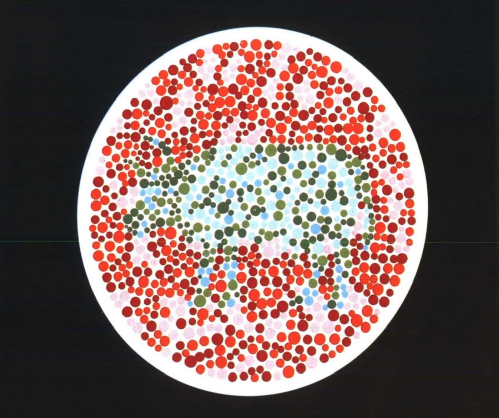 5张色觉测试图,最后2张,你能够识别出来吗?