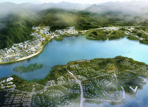 滨湖新城效果图△潘安新城俯瞰图△陇海新城规划图"要想富,先修路"!