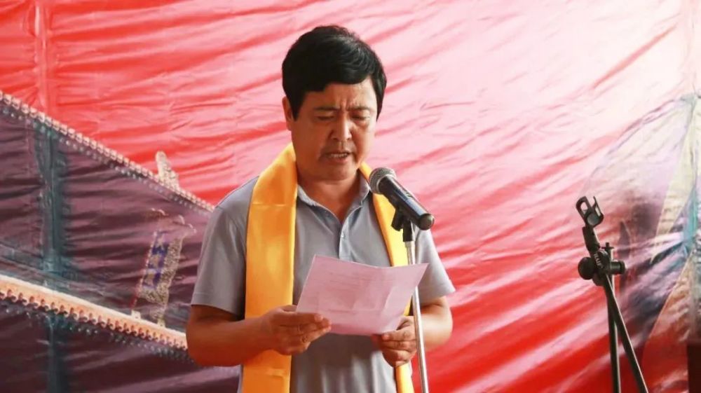 馆馆长范开成主持仪式,王兵介绍了孔子生平事迹及祭孔的意义,许长恩