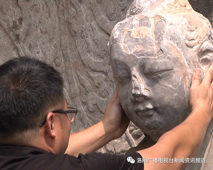 无量寿佛|龙门石窟一尊无量寿佛“身首合璧”