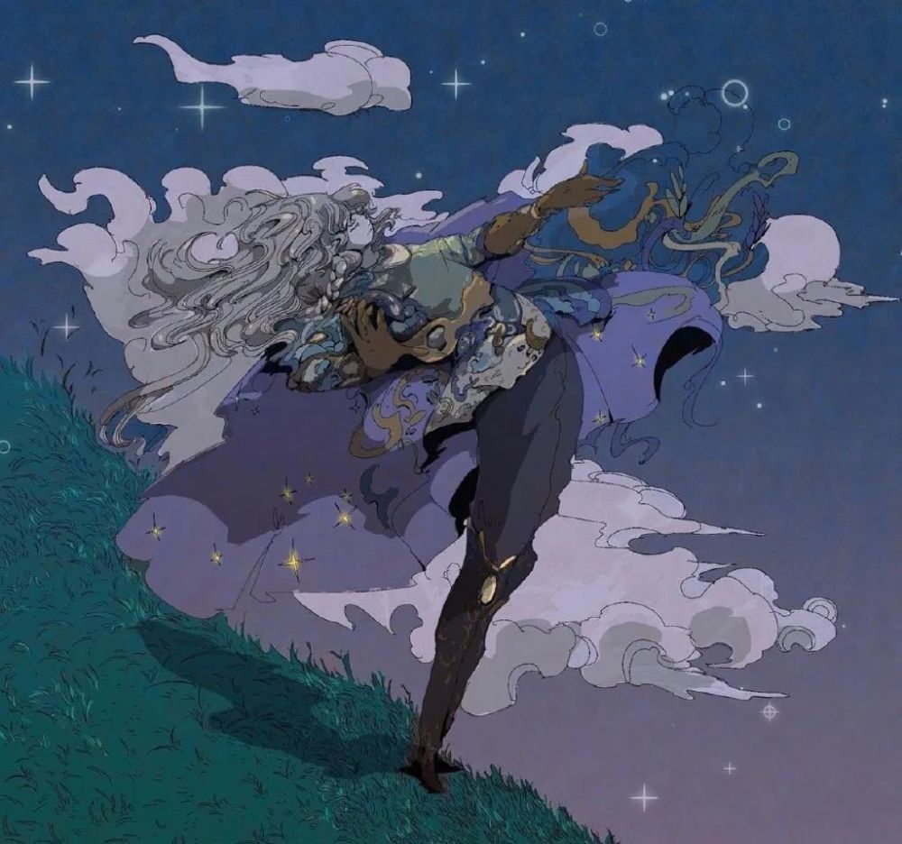 插画|安利一组插画，艺术形式表现，构图值得参考