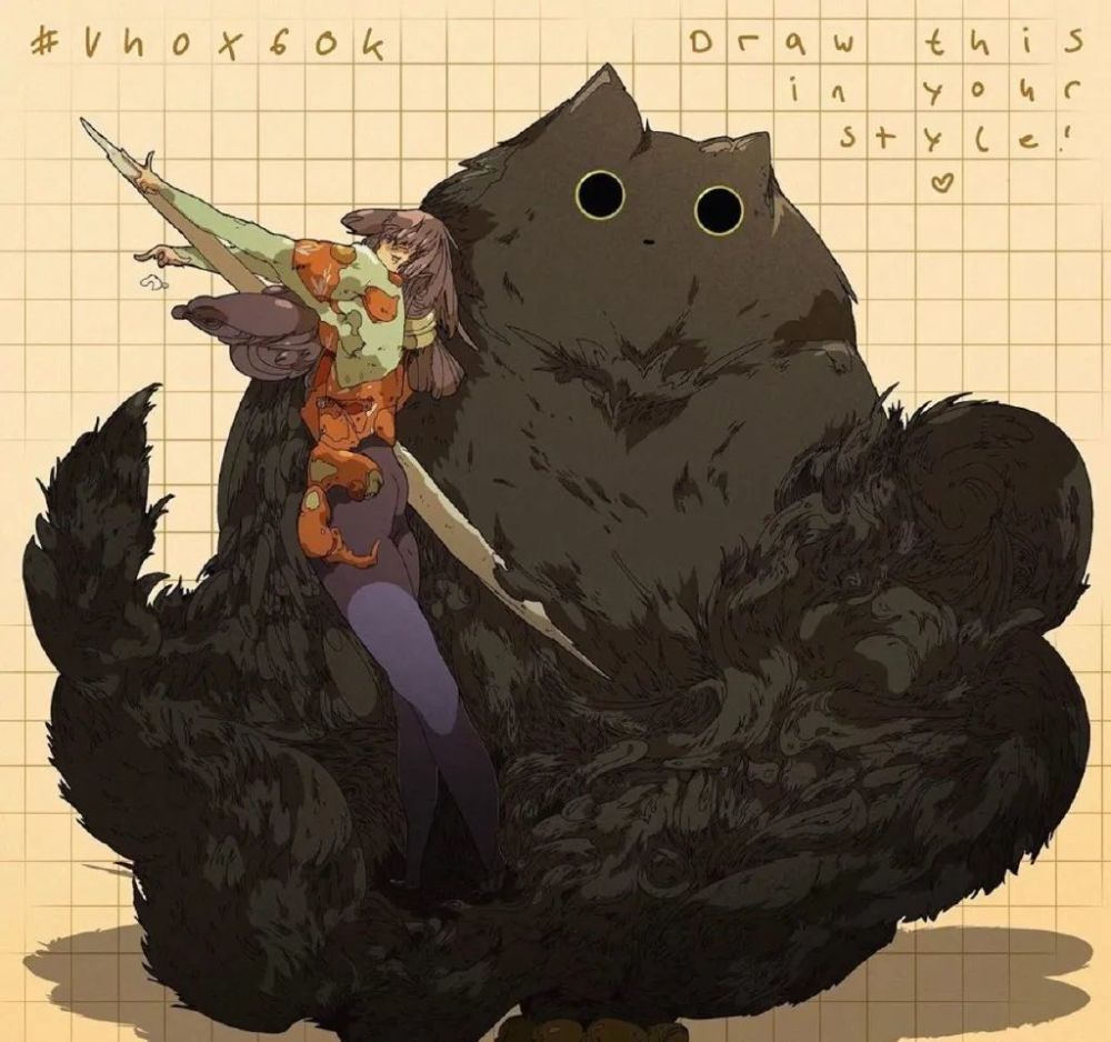 插画|安利一组插画，艺术形式表现，构图值得参考