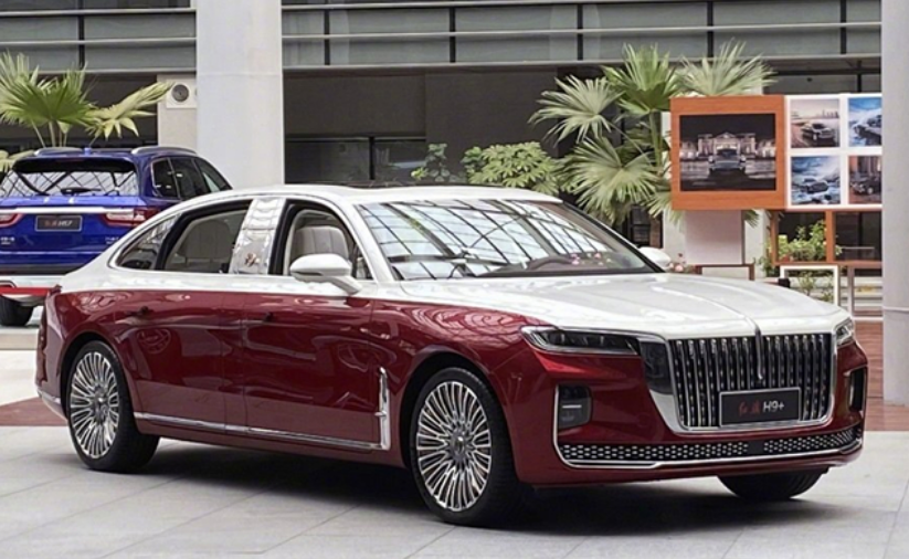 加长版红旗h9亮相,红白双色够霸气!或成国内婚庆一哥_腾讯新闻