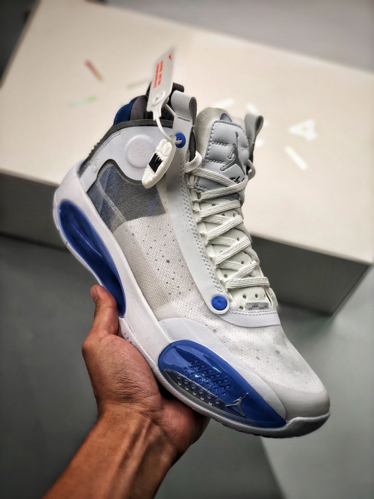 air jordan aj34 北卡蓝tb开箱测评_腾讯新闻