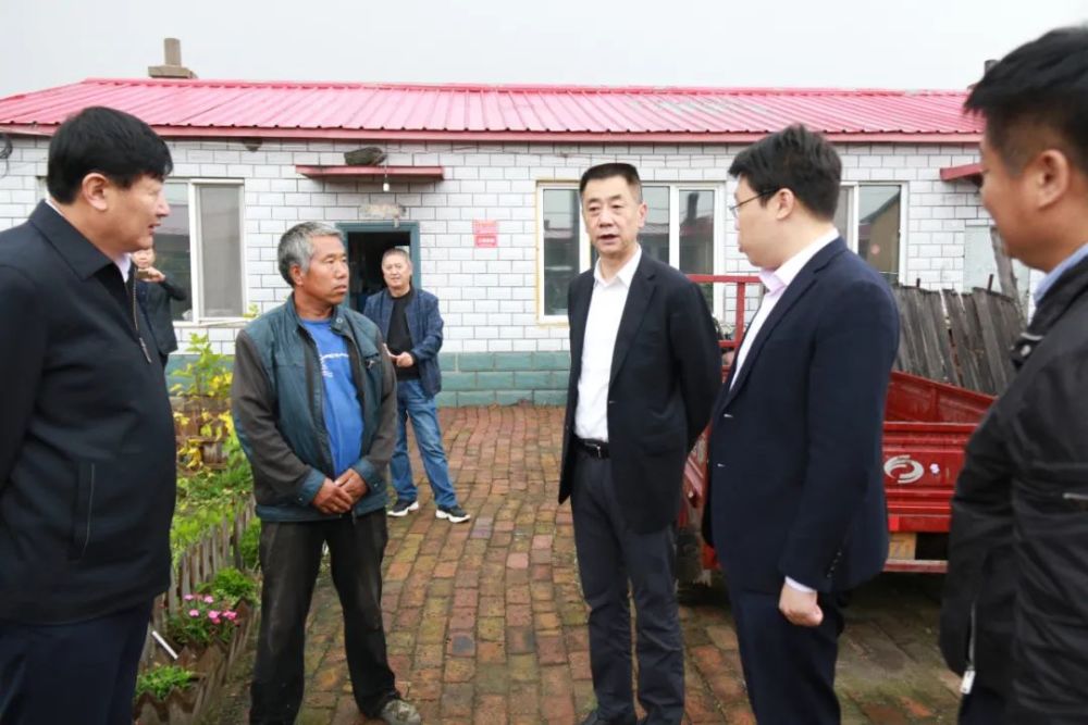 哈尔滨市政府副市长智大勇一行来通河县调研