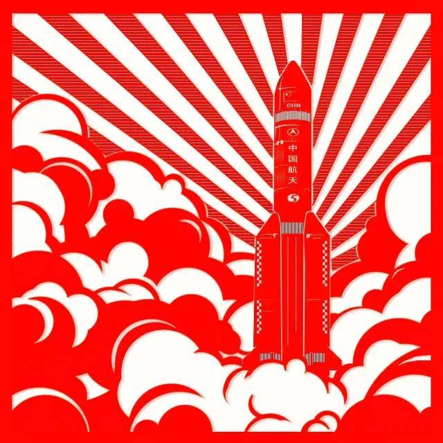 当航天蓝遇上剪纸红军营剪纸女孩的进阶之路