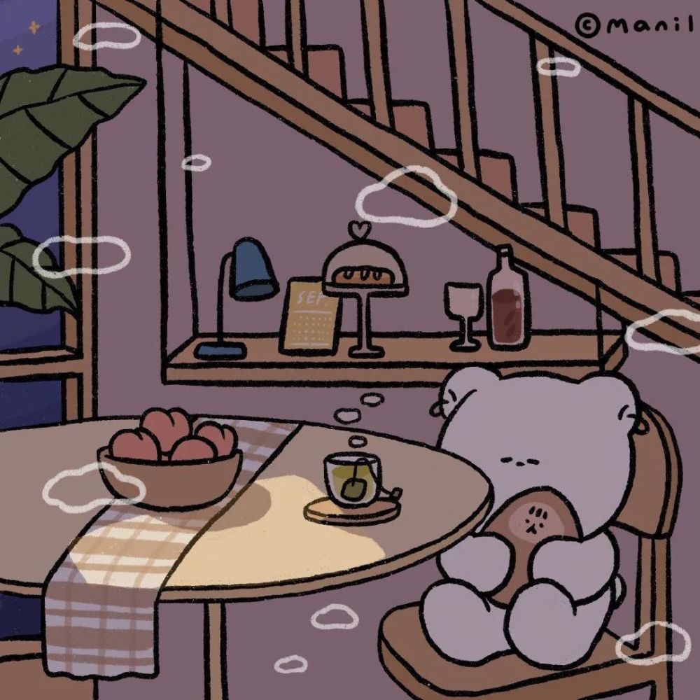 "插画小册"小熊插画