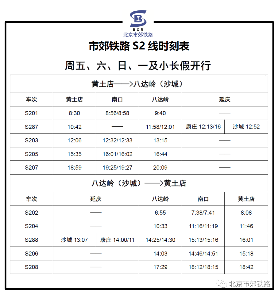 s2线最新时刻表2021图片