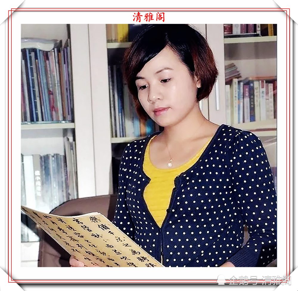 田英章|80后女书法家王丽，楷书《四言金句》展，网评：又一个田楷模板