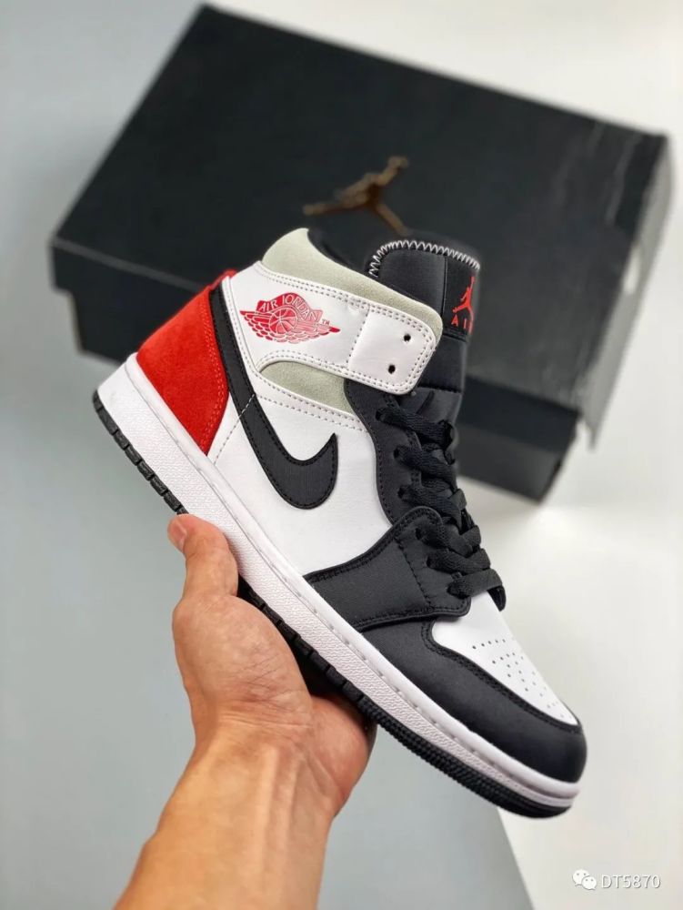 airjordan1mid白红小union开箱