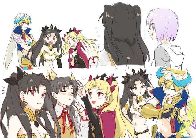 fgo咕哒夫女装cos远坂凛趣图 红a:当时我手里的菜都掉了