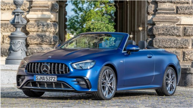 奔驰e53 amg敞篷跑车全球首发,百公里加速4.4秒,外观优雅大气