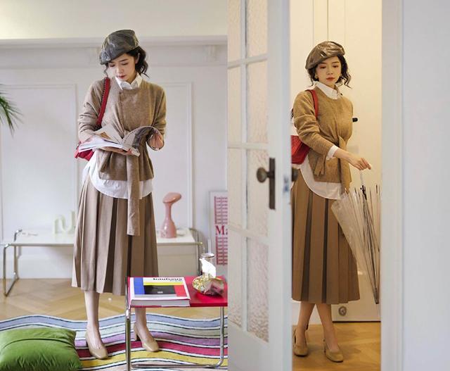 真是服了三木秋日叠穿美成风景优雅知性好轻松