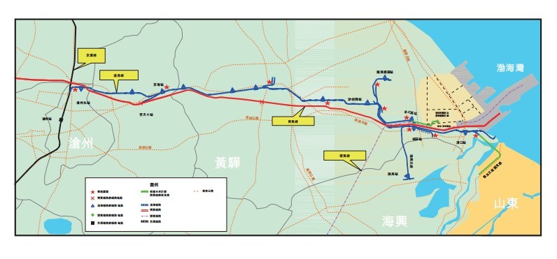 任沧港快速路线路图图片