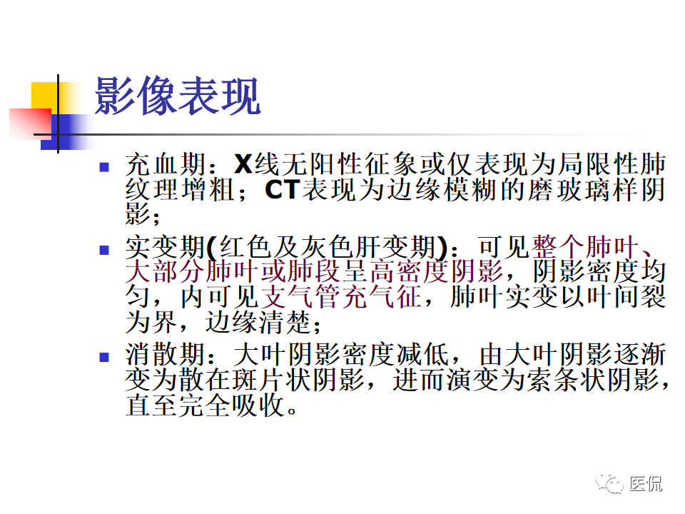 大叶性肺炎|大叶性肺炎的影像诊断