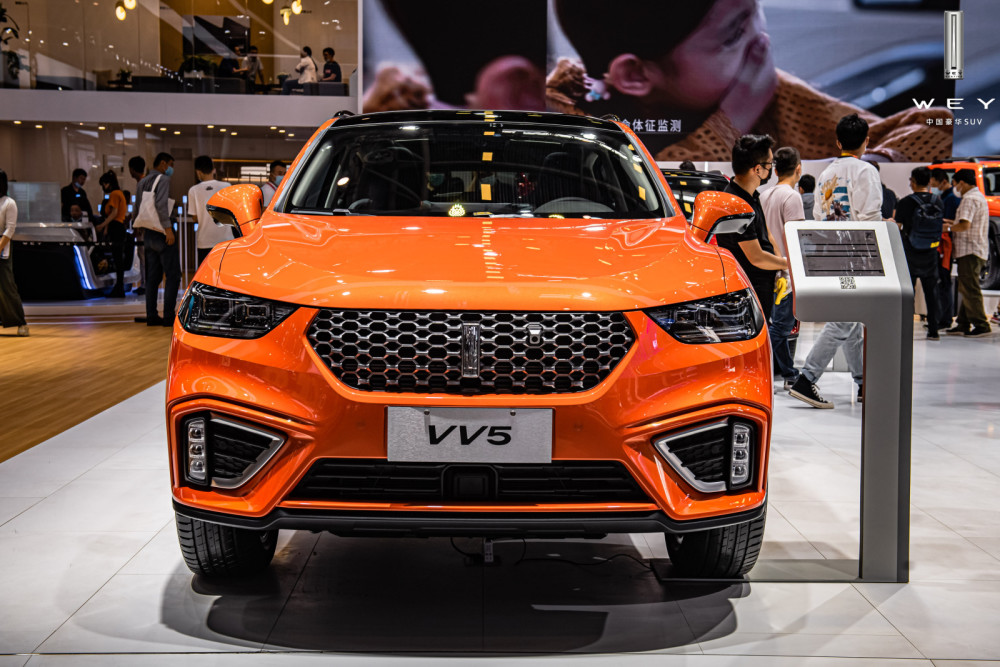 wey vv5|2021款WEY VV5“亮相”北京车展，演绎时尚年轻新元素！