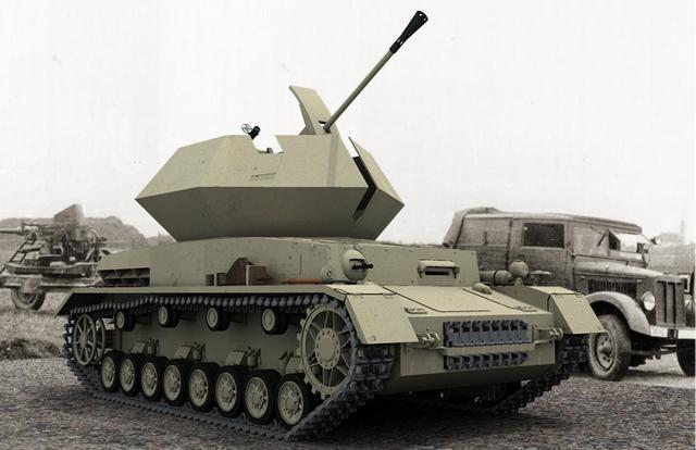 率先变成防空战车的四号坦克家具车四号坦克是以步兵坦克身份诞生的