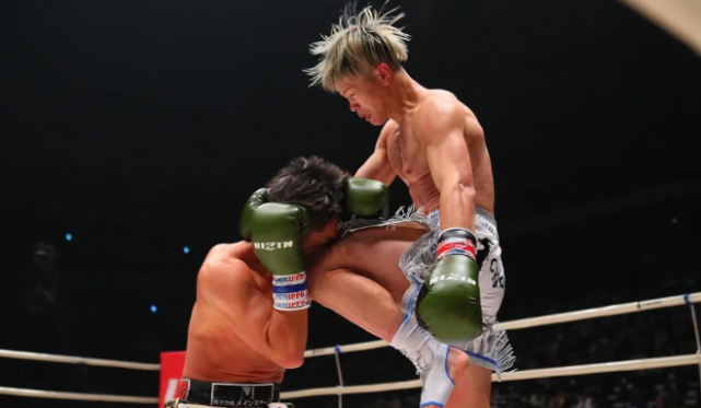 比如当年日本老k-1的踢拳名将佐藤嘉洋,为了和日本一哥魔裟斗一战