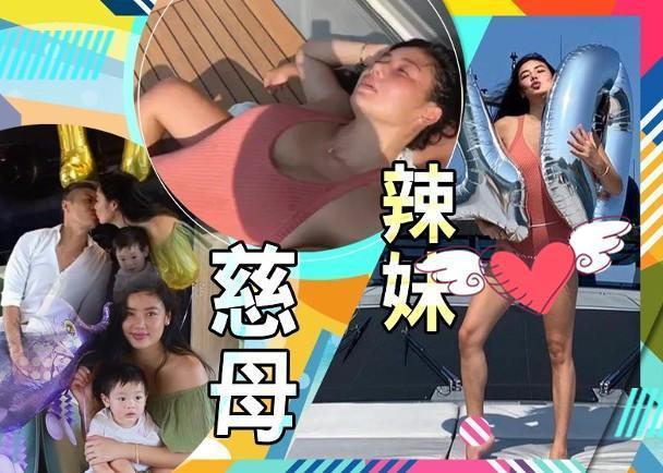 乐基儿|乐基儿一家三口逛街，儿子太黏人全程要抱抱，富商老公贴心包办