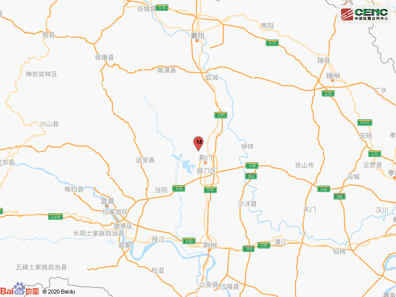 湖北荆门|湖北荆门市东宝区发生3.0级地震