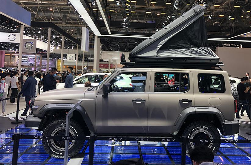 坦克300|坦克300北京车展亮相，车长超4米7，配2.0T动力，部分配置优于H9