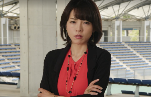 在假面骑士时王的故事里出演异类kiva的女主就是释由美子了,在多年就