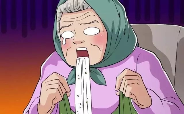 人性怪诞漫画在车上遇到包子的大妈