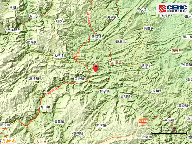 地震|云南昭通市盐津县发生3.5级地震