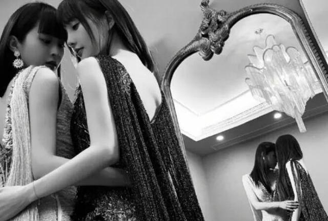 李小璐|李小璐庆生派对场面感人，与闺蜜相拥而泣，身后“神秘男”抢镜