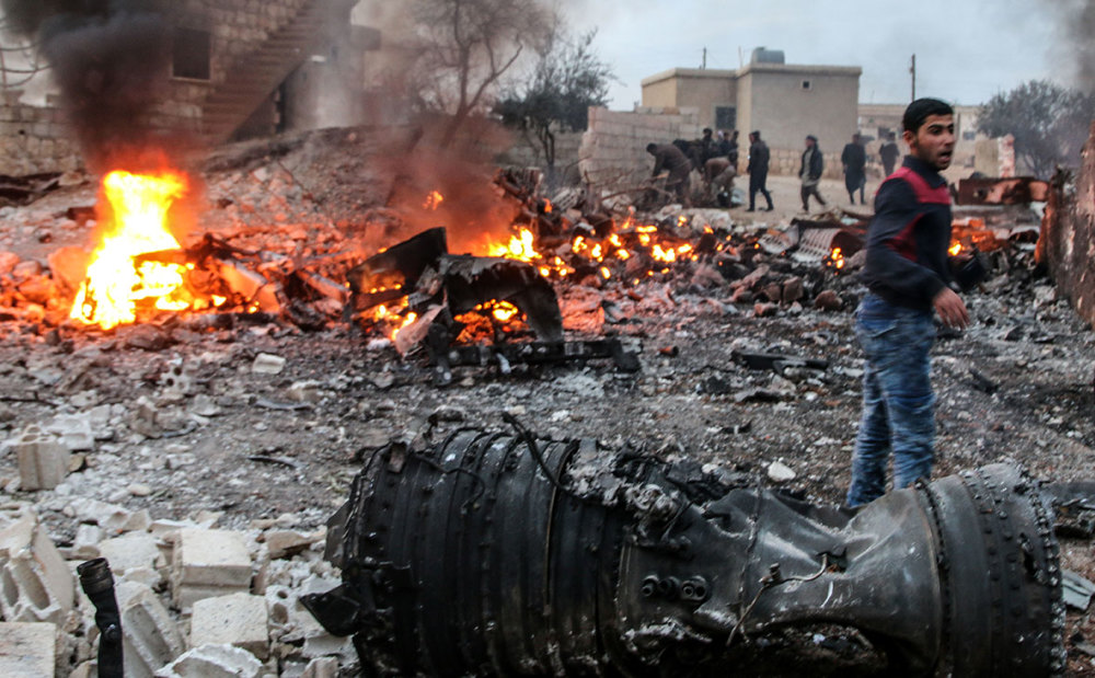 亚美尼亚军方称己方一架苏-25被土耳其f-16战斗机击落,飞行员阵亡