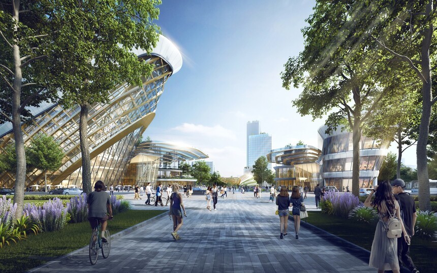 奥雷·舍人|坂茂＋奥雷·舍人联手，杭州新艺术文化地标方案