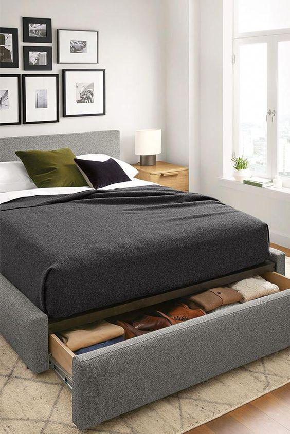 睡床也能做成衣帽间?把床底加高1m,小户型收纳也能随心所欲