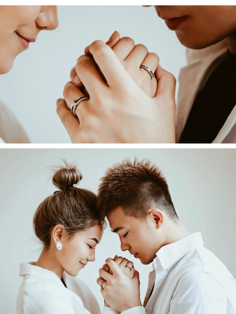 让朋友圈尖叫的6种情侣佩戴戒指拍照姿势教程,就没有不喜欢的!