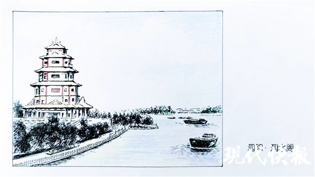 宿迁大叔12年创作3000多幅钢笔画,见证家乡变化