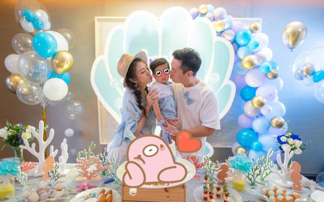 安以轩|40岁安以轩挺孕肚开庆生派对！众星云集似走红毯，向太夫妇都到场