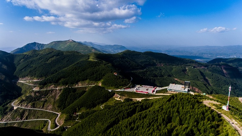 宁夏高原绿岛六盘山