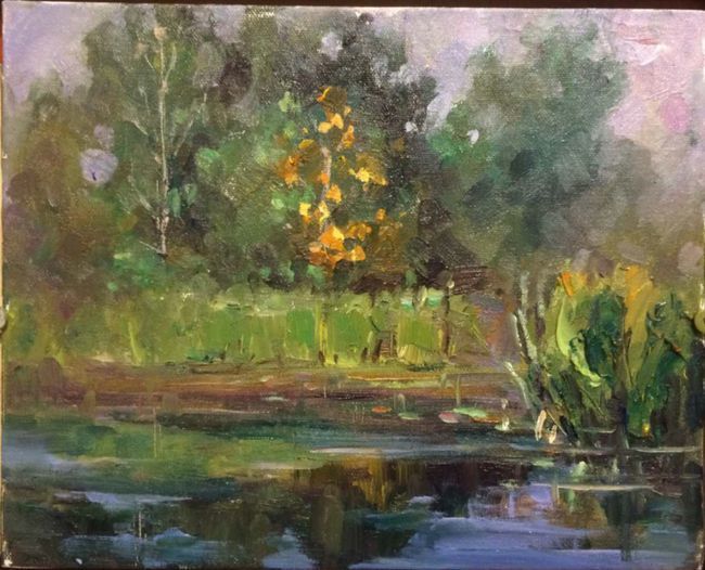 油画|油画“老炮儿”绘金秋 墨骨油画学会吹响写生“集结号”