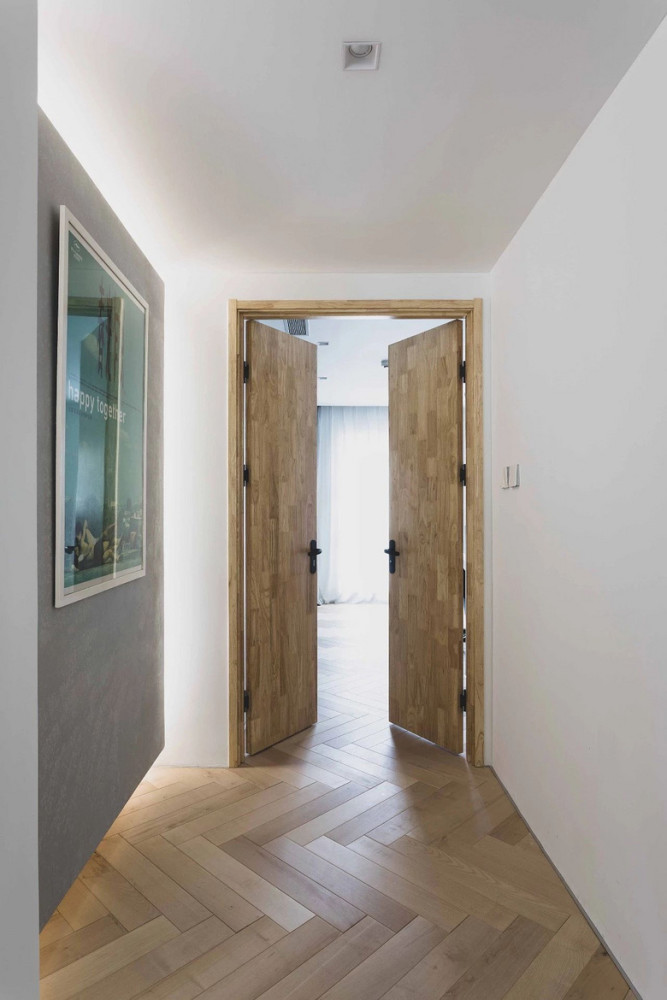 主卧室|北京姑娘家的高级场面：140㎡只留主卧其余全打通，宽敞通透有品味