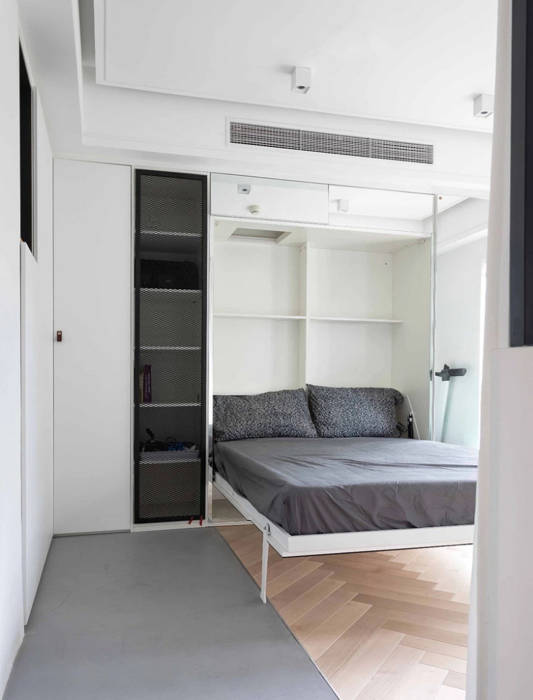 主卧室|北京姑娘家的高级场面：140㎡只留主卧其余全打通，宽敞通透有品味