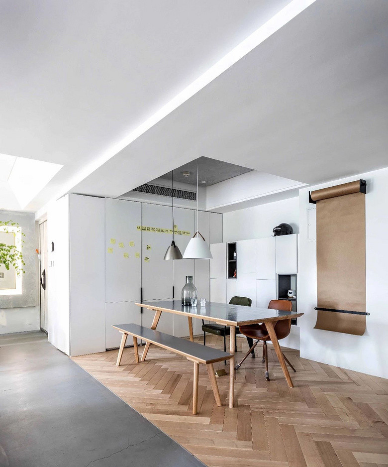 主卧室|北京姑娘家的高级场面：140㎡只留主卧其余全打通，宽敞通透有品味