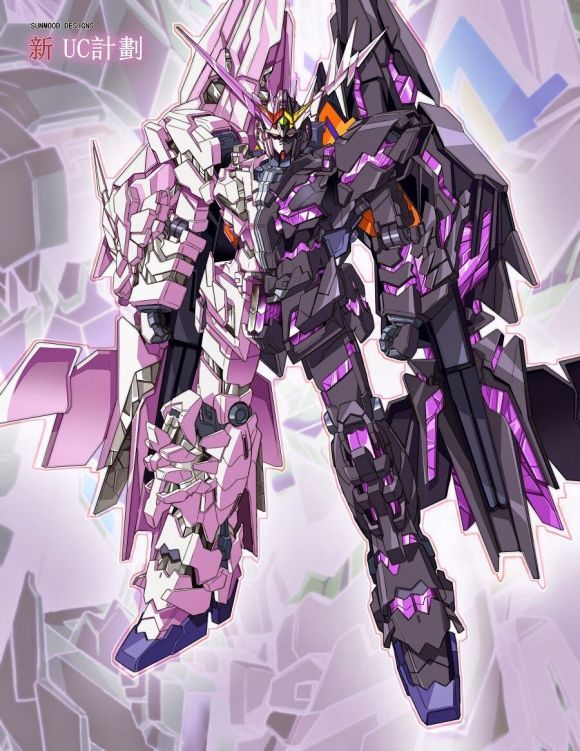 假面骑士虹野大神绘制的高达忍者和召唤兽超帅月骑全员登场