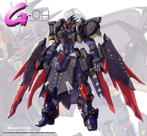 假面骑士虹野大神绘制的高达忍者和召唤兽超帅月骑全员登场