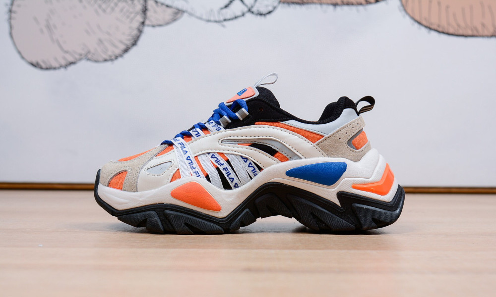 filainteration斐乐二代鱼刺反光增高缓震运动老爹鞋