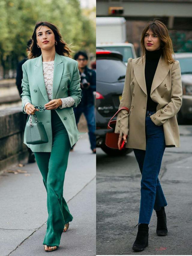 讲真,配色太重要!法国博主莫兰迪配色穿搭,惊艳整个秋冬