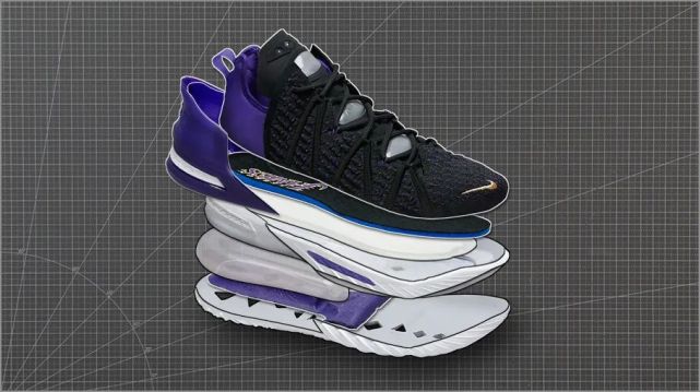 硬核拆解詹姆斯18代实战篮球鞋