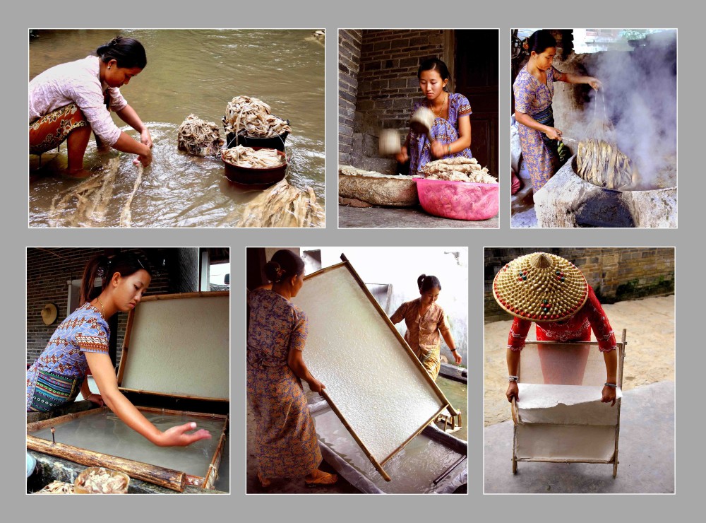 芒团造纸堪称中国古代造纸术的活化石