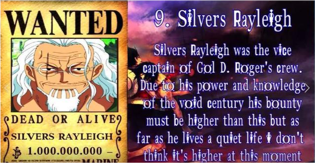海贼王 悬赏令大曝光最高34亿世界第一剑豪仅仅9亿红发第三!