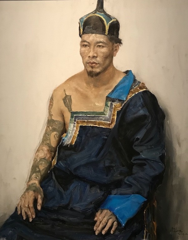 姜建忠具象油画外表学院骨子里当代