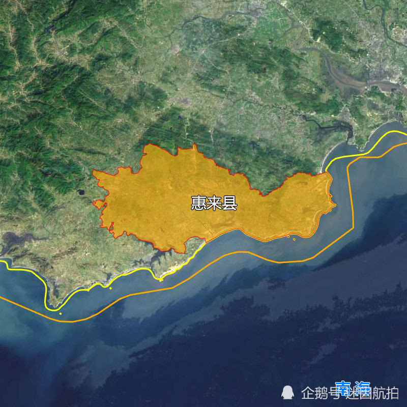 7張地形圖快速瞭解廣東省揭陽市轄的5個區縣市