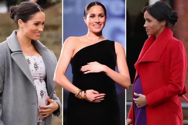 尤金妮公主怀孕后身型胖出2倍,挺巨肚穿高跟鞋,大象腿哪像贵族